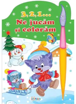 3, 2, 1… Ne jucăm și colorăm 5-7 ani - Paperback brosat - *** - Erc Press