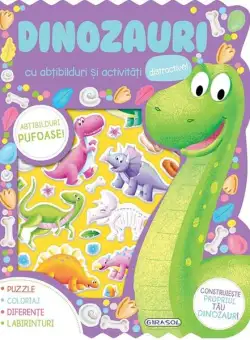 Abțibilduri pufoase - Dinozauri - Paperback - *** - Girasol