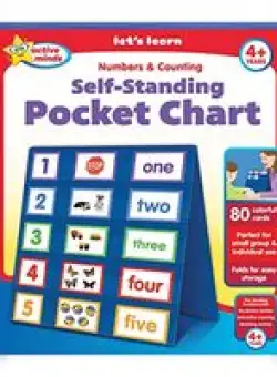 Active Minds - Numbers & Counting Self-Standing Pocket Chart