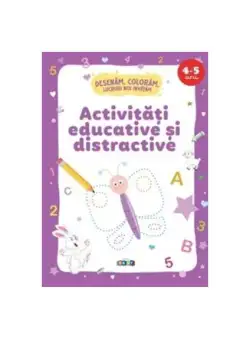 Activități educative și distractive 4-5 ani - Paperback brosat - Prut