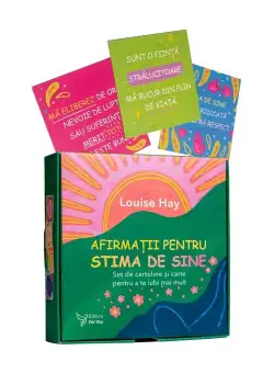 Afirmatii pentru stima de sine. Set de cartoline si carte pentru a te iubi mai mult