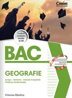 Bacalaureat 2025 - Geografie. Europa - România - Uniunea Europeană - Paperback brosat - Octavian Mândruţ - Corint