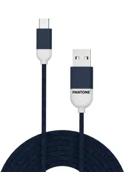 Cablu Micro USB - Pantone - Navy Blue | Balvi