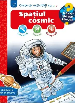 Carte de activități cu... Spațiul cosmic - Paperback - Dominique Conte - Casa