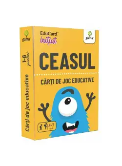 Carti de joc educative. Ceasul