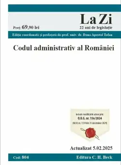 Codul administrativ al Romaniei. Cod 804. Actualizat la 5.02.2025