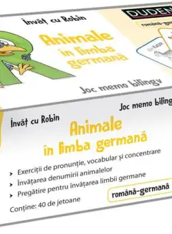 Cutie Învăț cu Robin. Animale în limba germană - Hardcover - *** - Didactica Publishing House