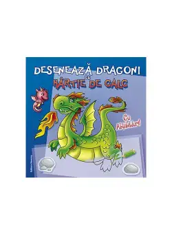 Deseneaza dragoni cu hartie de calc