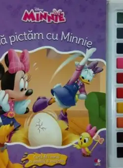 Disney. Minnie. Să pictăm cu Minnie. Carte de colorat cu pensulă și acuarele - Paperback brosat - Disney - Litera mică