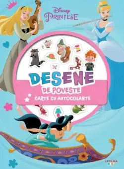 Disney. Prințese. Desene de poveste. Carte cu autocolante - Paperback - *** - Litera mică