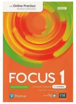 Focus 1 Student's Book and ActiveBook with Online Practice, 2nd edition (A2+) - Paperback brosat - Pearson