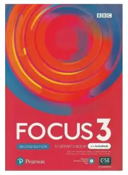 Focus 3 Student's Book and ActiveBook, 2nd edition (B1+) - Paperback brosat - Pearson