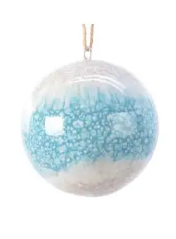 Glob decorativ - Terra Ball Reactive with Hanger - Iceblue | Kaemingk