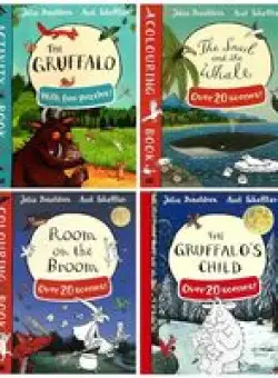 Julia Donaldson Gruffalo 4 Activity Books Collection