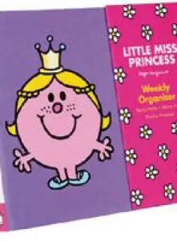 Little Miss Princess Weekly Organizer Sticky Note Memo Pad & Notepad