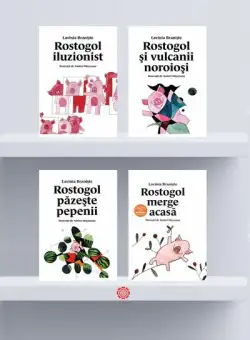 Pachet Seria Rostogol - Hardcover - Lavinia Branişte - Vlad și Cartea cu Genius