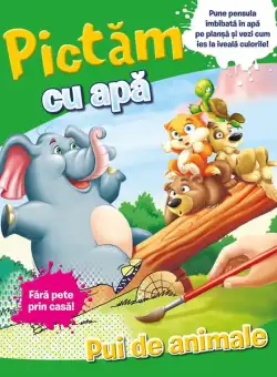 Pictăm cu apă. Pui de animale - Paperback brosat - *** - Litera