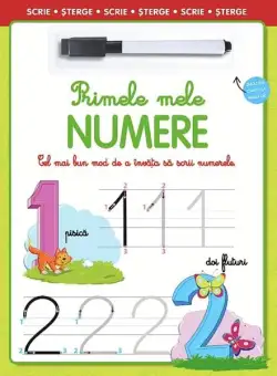 Primele mele numere. Scrie, șterge - Paperback - Flamingo