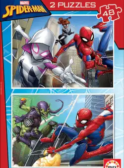 Puzzle 2x48 piese - Spider-Man | Educa