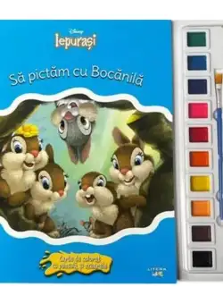Să pictăm cu Bocănilă - Paperback brosat - Disney - Litera mică