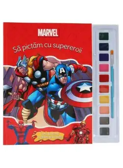 Să pictăm cu supereroii - Paperback brosat - Litera mică