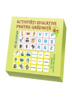 Set de activități educative pentru grădiniță (4+) - Paperback - Ala Bujor - Epigraf