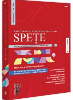 Spețe pentru admiterea la INM / magistratură. Drept penal și drept procesual penal - 2024 - Paperback brosat - Universul Juridic