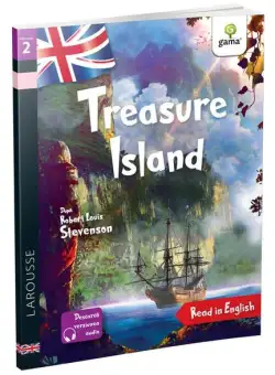 Treasure Island. Read in English - Paperback brosat - Robert Louis Stevenson, Ali Krasner, Catherine Mory - Gama