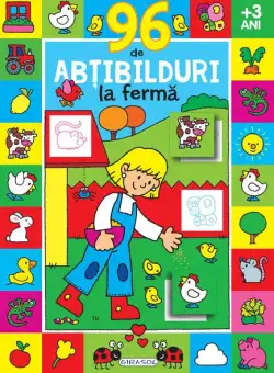 96 de abțibilduri la fermă - Paperback brosat - Girasol
