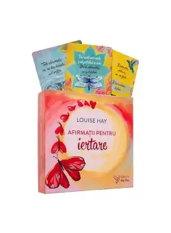 Afirmatii pentru iertare - Louise Hay - Set de cartoline si carte