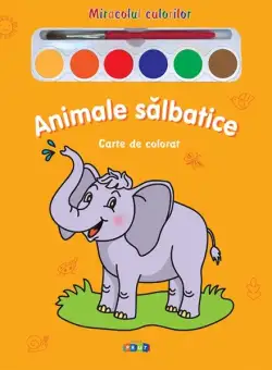 Animale salbatice - Carte de colorat | 