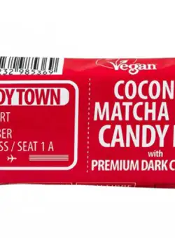 Baton - Candy Town: Coconut Matcha Mint with Dark Chocolate | Leya