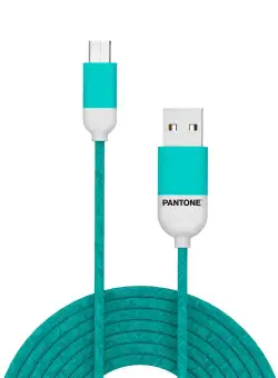 Cablu Micro USB - Pantone - Turquoise | Balvi