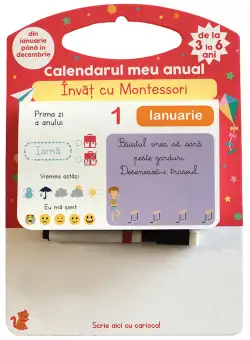 Calendarul meu anual. Invat cu Montessori | Stephanie Boudaillle-Lorin