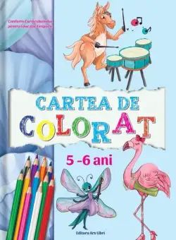 Cartea de colorat | 5-6 ani - Paperback - Ars Libri