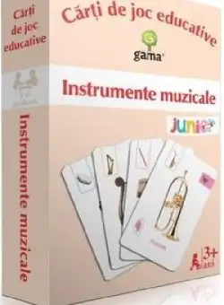 Carti de joc educative - Instrumente muzicale | 
