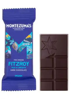 Ciocolata BIO neagra - Montezuma's Fitzroy 74% cacao, 25 g | Montezuma's