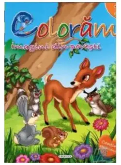 Colorăm 1: Imagini din povești (Conține abțibilduri) - Paperback brosat - *** - Girasol