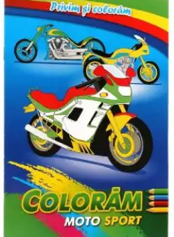 Coloram moto sport. Privim si coloram