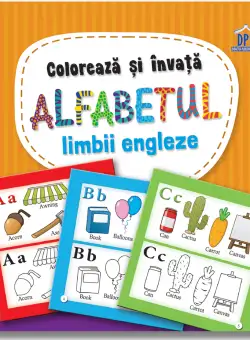 Coloreaza si invata alfabetul limbii engleze