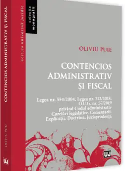 Contencios administrativ si fiscal 2019 | Oliviu Puie