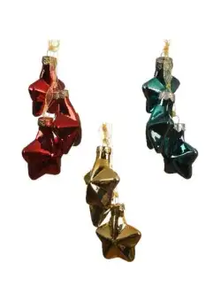 Decoratiune - Star Bundle - Christmas Red, Turquoise, Light Gold | Kaemingk