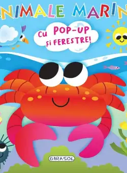 Deschide și descoperă - Animale marine - Board book - Girasol
