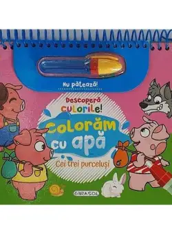 Descoperă culorile! Cei trei purceluși - Hardcover - *** - Girasol