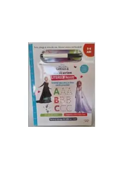 Disney. Regatul de gheață II. Scrie și șterge. Hai să scriem literele mari - Paperback - Disney - Litera mică