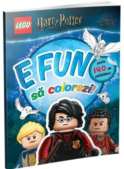 E fun sa colorezi! – Harry Potter (carte de colorat cu abtibilduri)