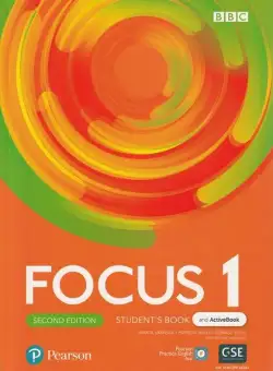 Focus 1 Student's Book and ActiveBook with Online Practice, 2nd edition (A2+) - Paperback brosat - Pearson