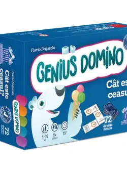 Genius domino: Cât este ceasul? - Board book - Flavio Fogarolo - Didactica Publishing House