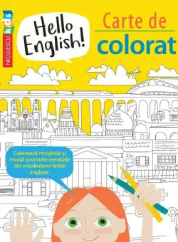 Hello English! Carte de colorat - Paperback - Emilie Martin, Sam Hutchinson - Niculescu