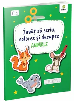 Invat sa scriu colorez si decupez • Animale